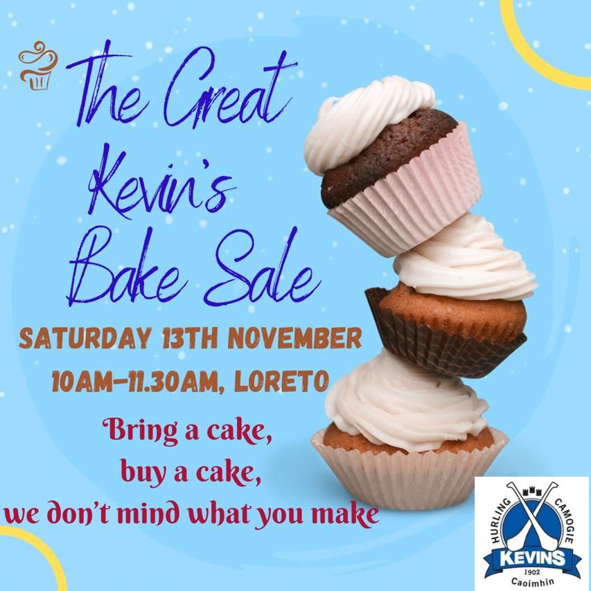 The Great Kevin’s Bake Sale